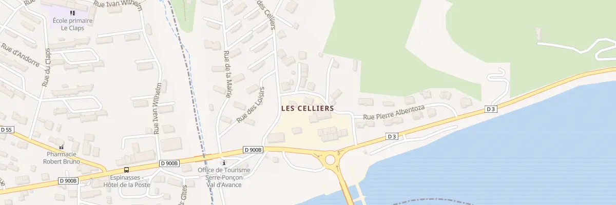 Plan du 4 Rue des Celliers à Rousset-Serre-Ponçon