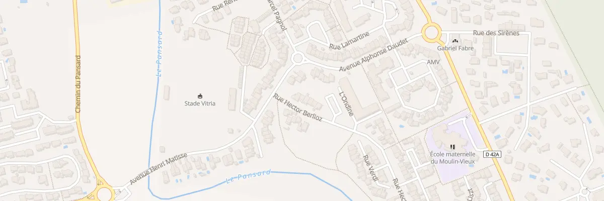 Plan du 45 Rue Hector Berlioz à La Londe-les-Maures