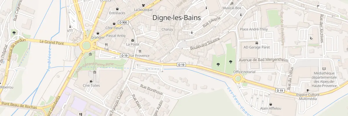 Plan du 8 Rue de Provence à Digne-les-Bains