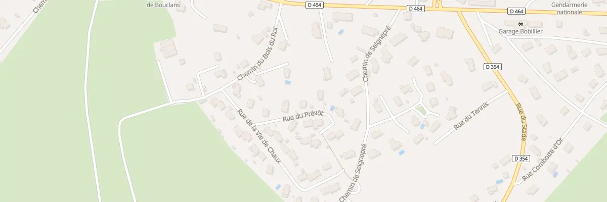 Plan du 6 Rue du Prévot à Bouclans