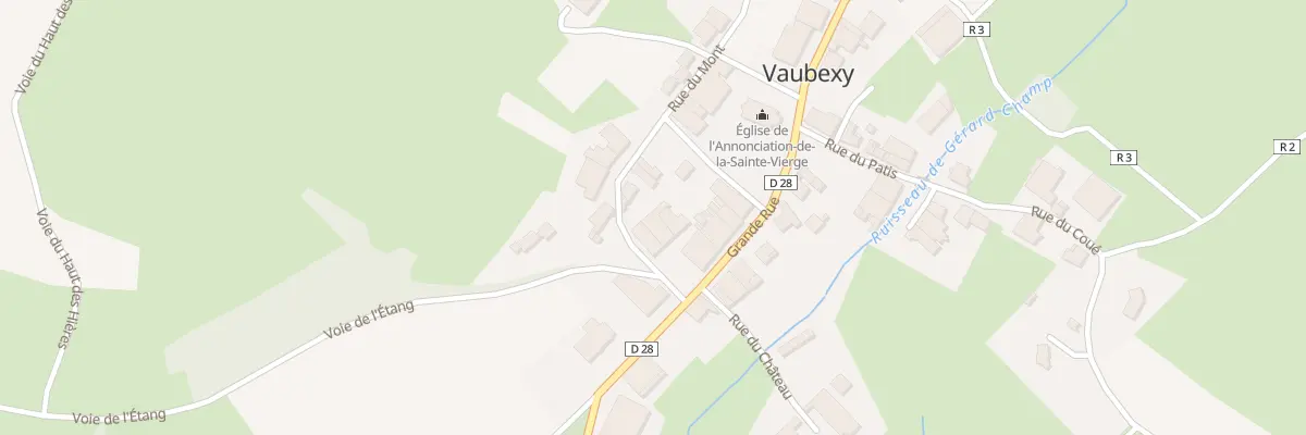 Plan du 4 Rue du Mont à Vaubexy