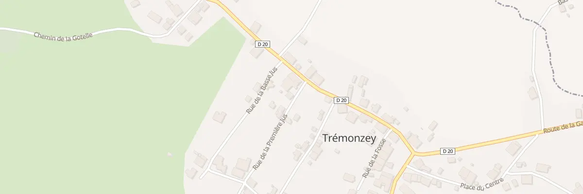 Plan du 4 Rue de la Premiere Jus à Trémonzey
