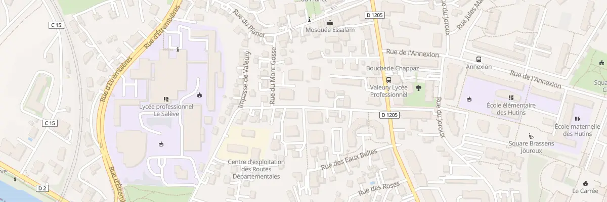 Plan du 7 Rue du Mont Gosse à Annemasse