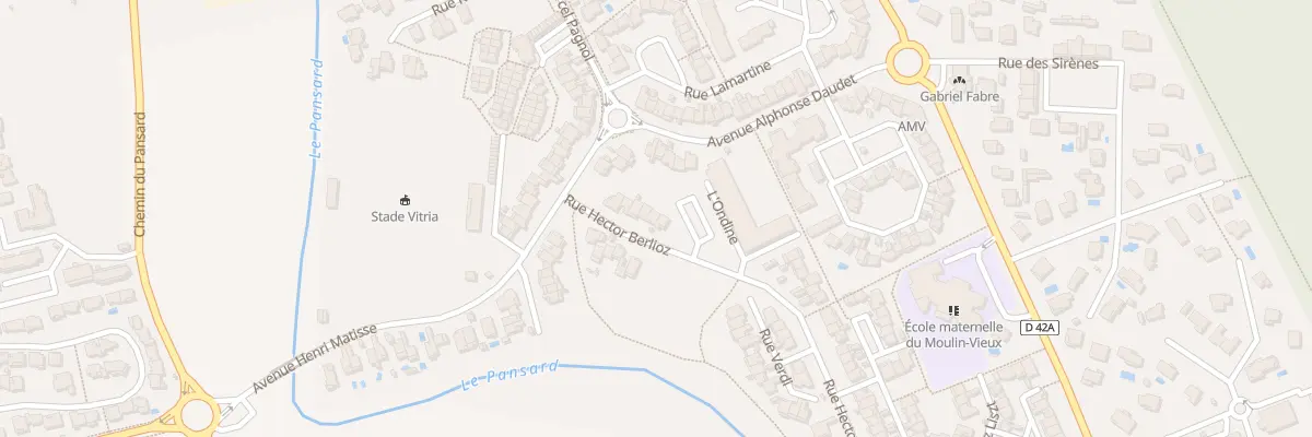 Plan du 75 Rue Hector Berlioz à La Londe-les-Maures
