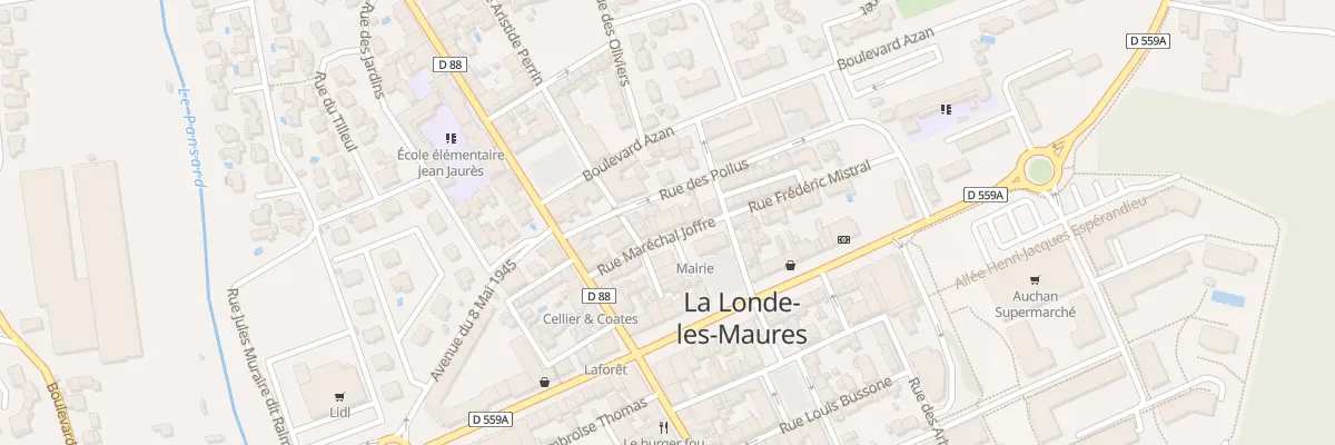 Plan du 9 Rue Marechal Joffre à La Londe-les-Maures