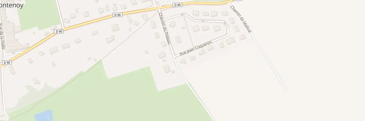 Plan du 1 Rue Jean Coqueron à Montenoy