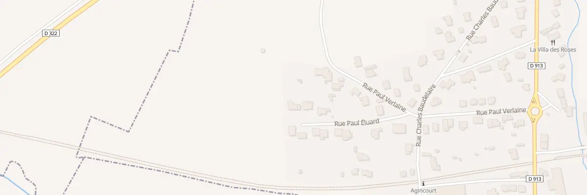 Plan du 6 Rue Paul Eluard à Dommartin-sous-Amance