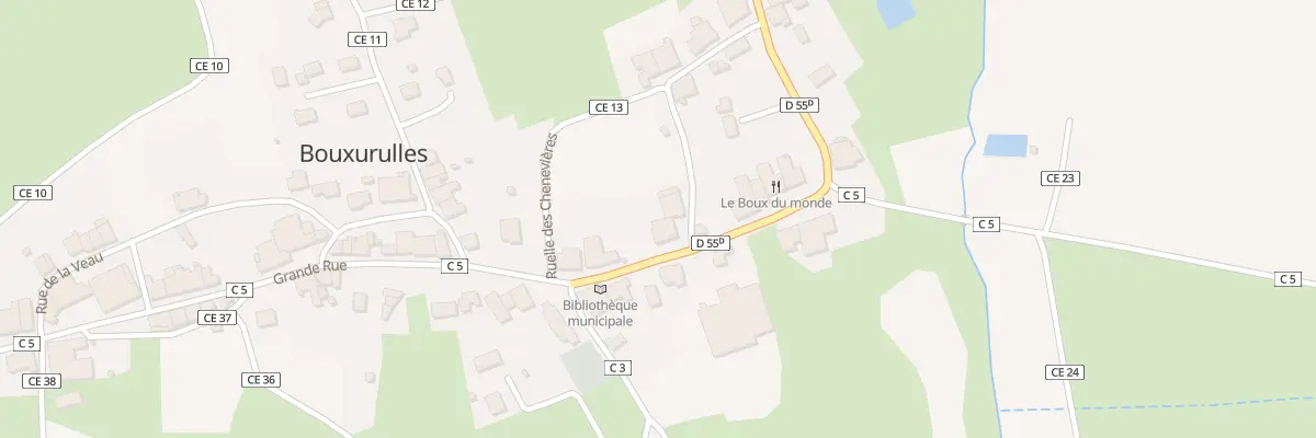 Plan du 14 Rue du Traux à Bouxurulles