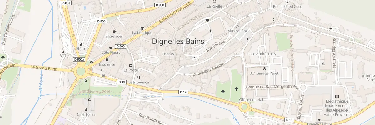 Plan du 11 Rue de la Curaterie à Digne-les-Bains