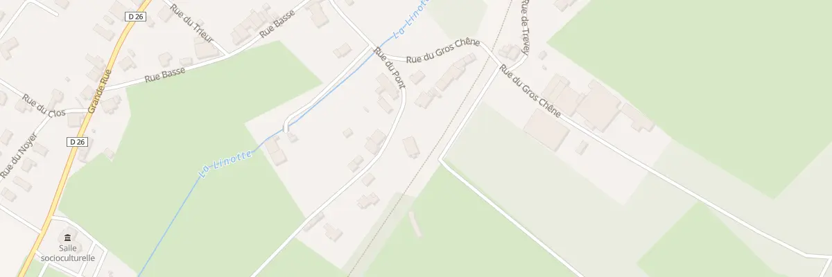 Plan du 5 Rue du Pont à Dampierre-sur-Linotte