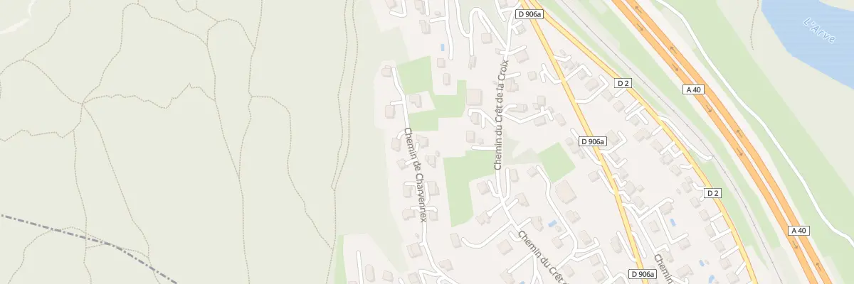 Plan du 340 Che de Charvennex à Étrembières