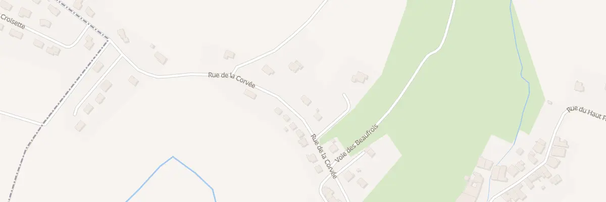 Plan du 306 Rue de la Corvée à Madonne-et-Lamerey