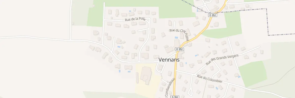 Plan du 1 La Polle à Vennans