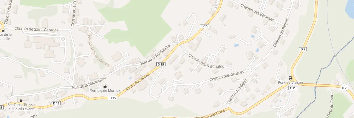 Plan du 977 Rte du Saleve à Monnetier-Mornex