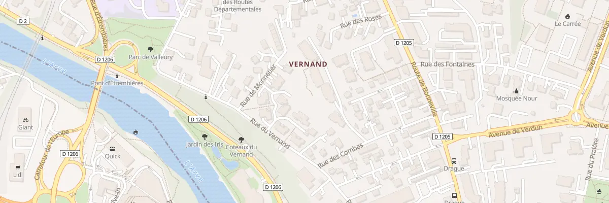 Plan du 56 Rue du Vernand à Annemasse