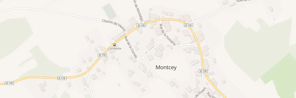 Plan du 4 Rue de la Cornée à Montcey