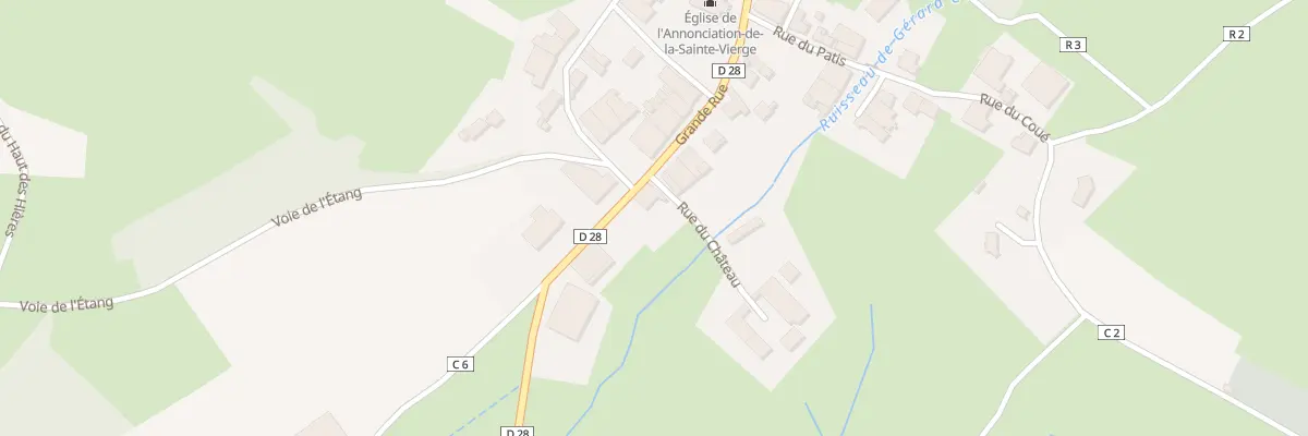 Plan du 23 Gr Grande Rue à Vaubexy