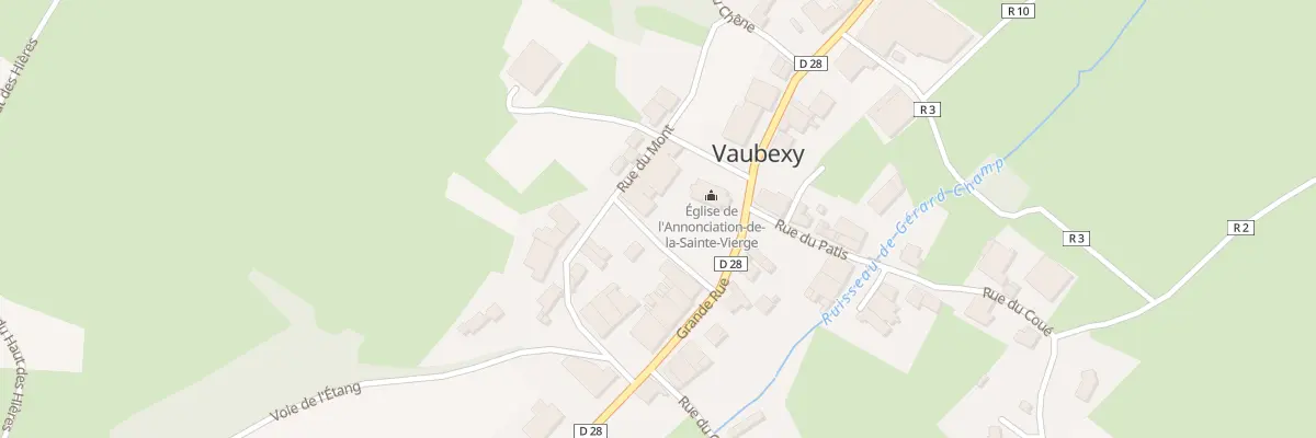 Plan du 14 Rue du Mont à Vaubexy