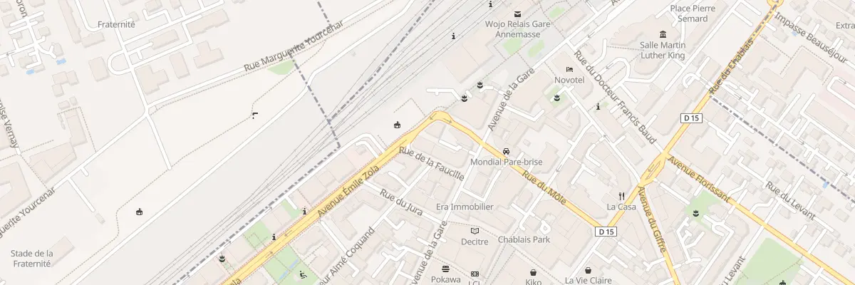 Plan du 4 Rue de la Faucille à Annemasse