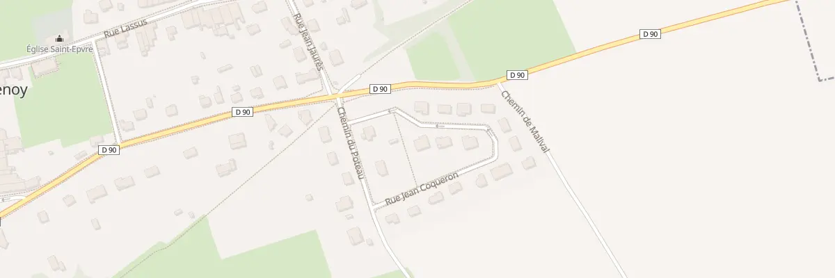 Plan du 8 Rue Jean Coqueron à Montenoy