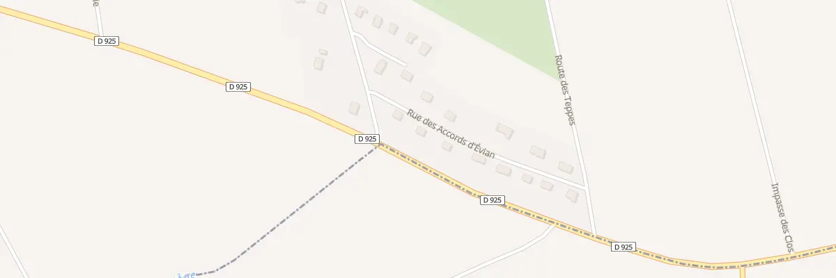 Plan du 86 Rue des Accords d’Evian à Bourgneuf