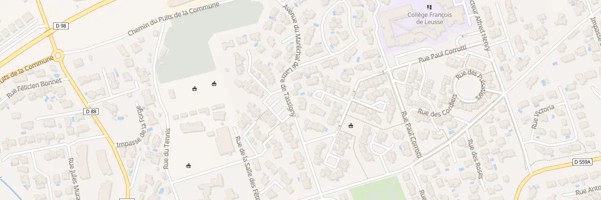 Plan du 75 Rue des Mouettes à La Londe-les-Maures