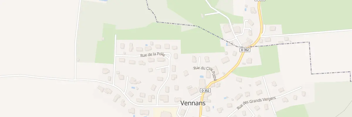 Plan du 9 La Polle à Vennans