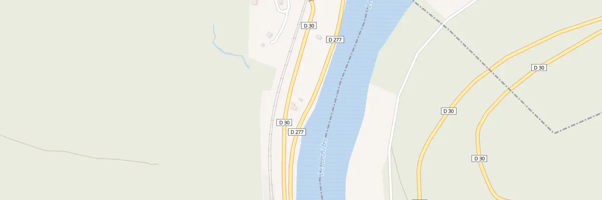 Plan du 2 Rue du Bief à Laissey