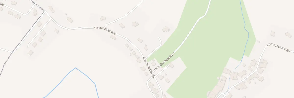 Plan du 288 Rue de la Corvée à Madonne-et-Lamerey