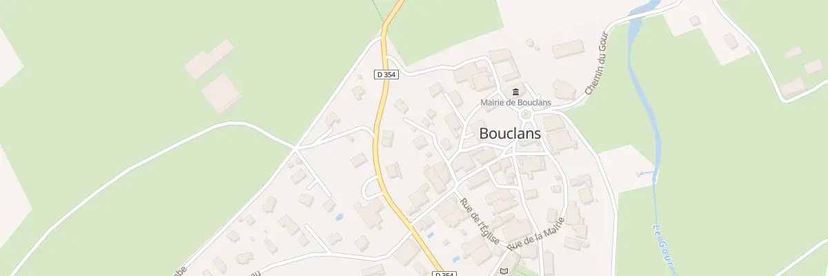 Plan du 4 Rue du Vieux Village à Bouclans