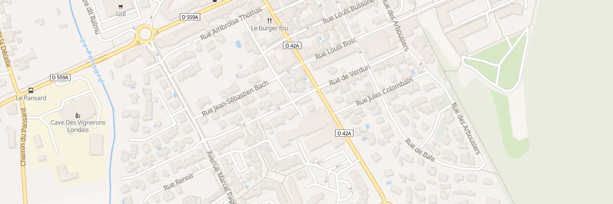 Plan du 4 Rue de Verdun à La Londe-les-Maures