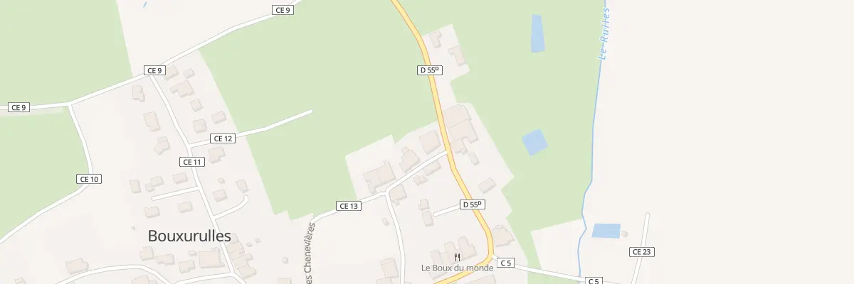 Plan du 2 Rue du Traux à Bouxurulles