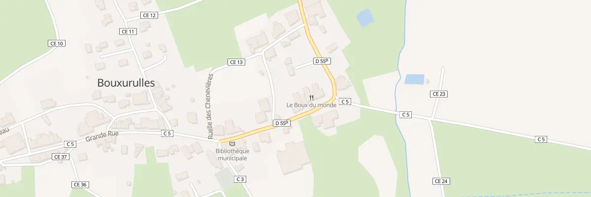 Plan du 14 Rue de Charmes à Bouxurulles