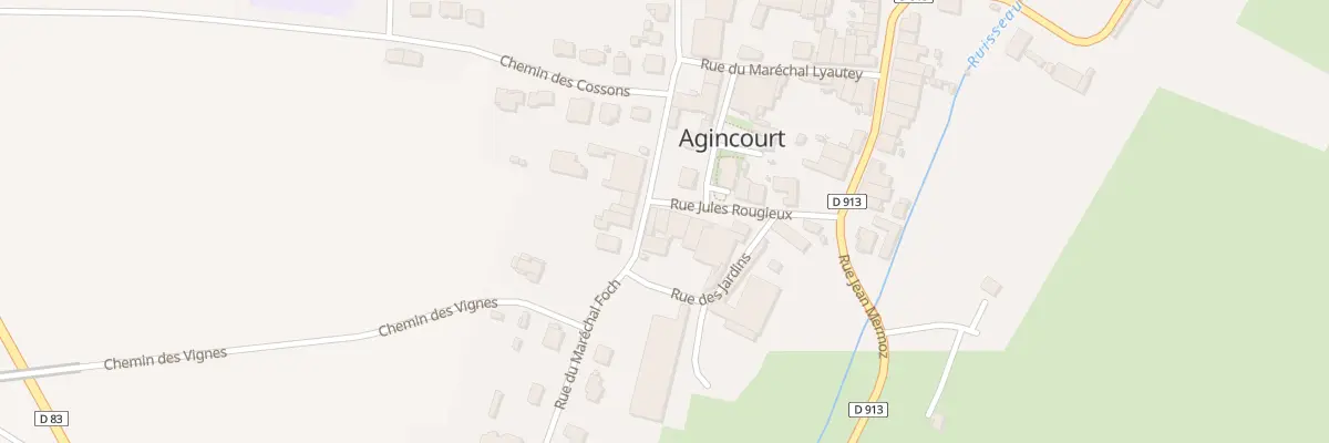 Plan du 9 Rue Jules Rougieux à Agincourt