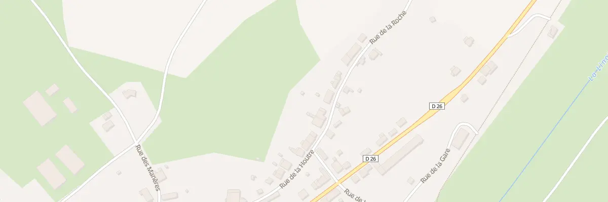 Plan du 9 Rue de la Roche à Dampierre-sur-Linotte