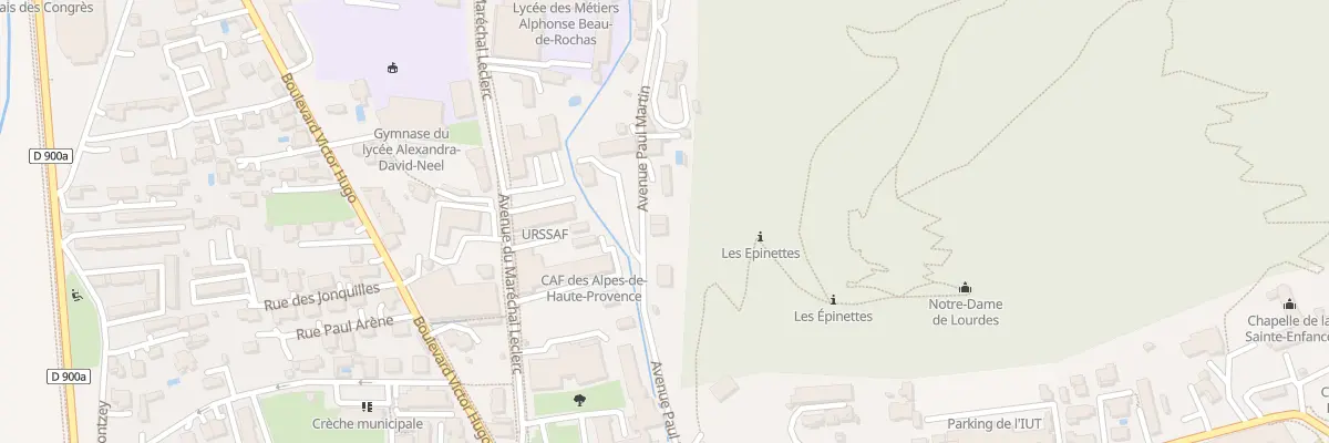 Plan du 24B Av Paul Martin à Digne-les-Bains