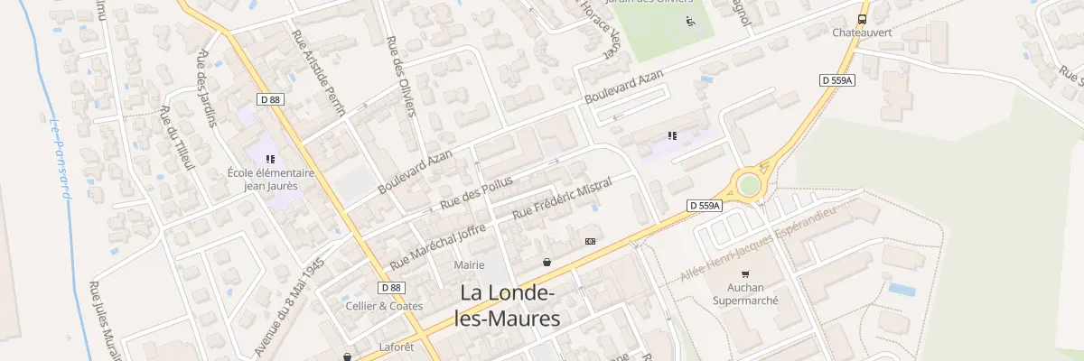 Plan du 186 Rue des Poilus à La Londe-les-Maures