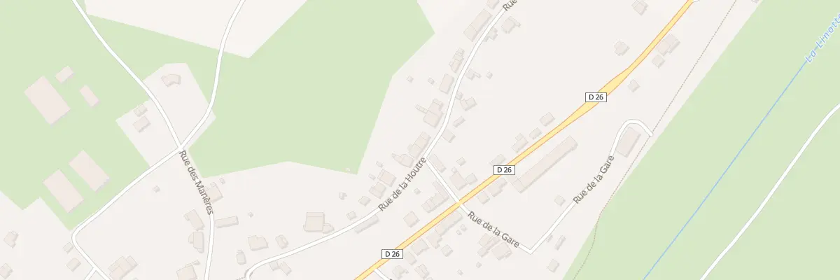 Plan du 3 Rue de la Roche à Dampierre-sur-Linotte