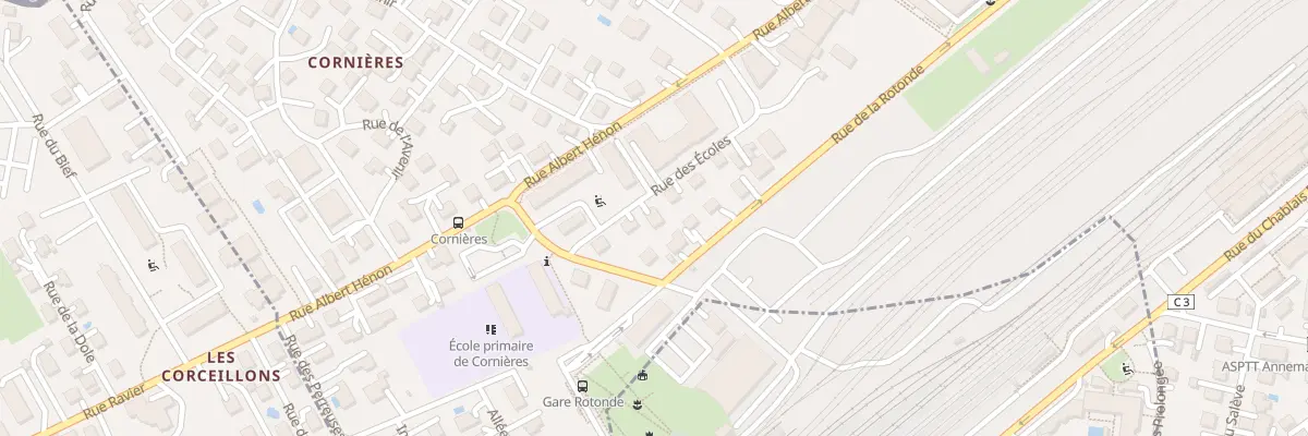 Plan du 5 Rue des écoles à Ville-la-Grand