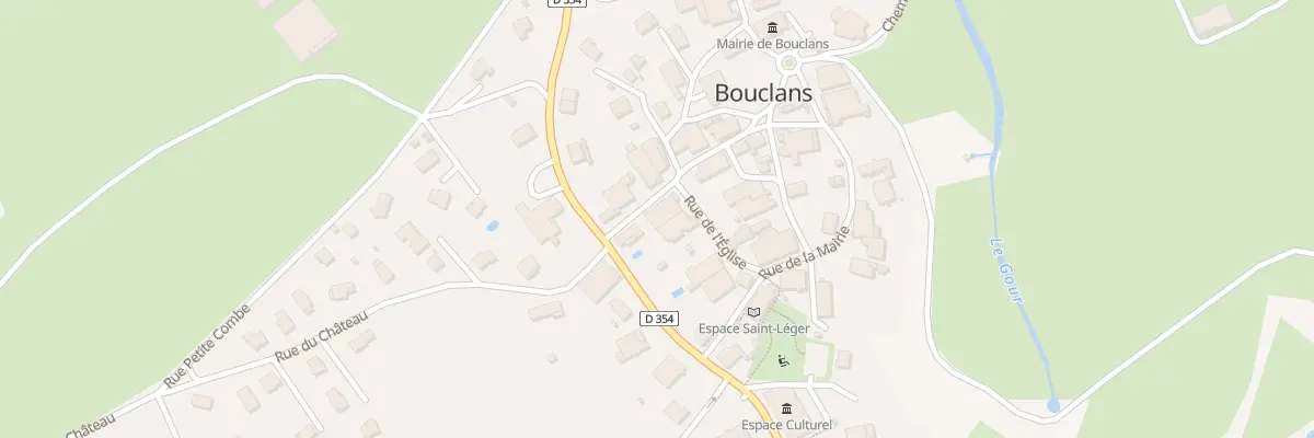 Plan du 25 Rue du Château à Bouclans