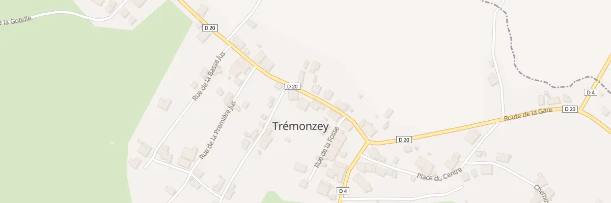 Plan du 5 Rte de Fontenoy à Trémonzey