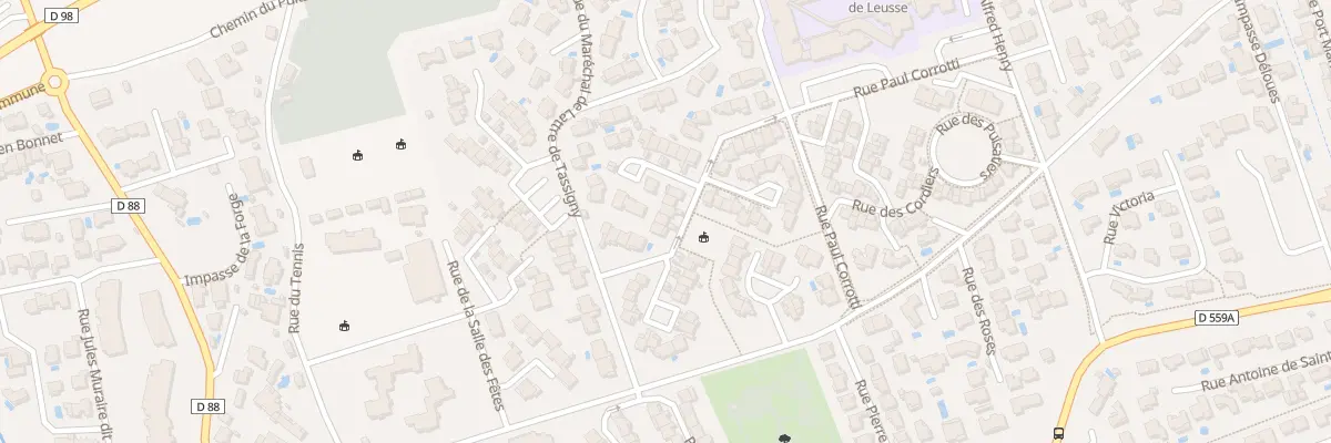 Plan du 85 Rue des Tourterelles à La Londe-les-Maures