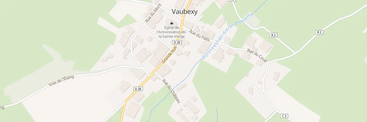 Plan du 17 Gr Grande Rue à Vaubexy