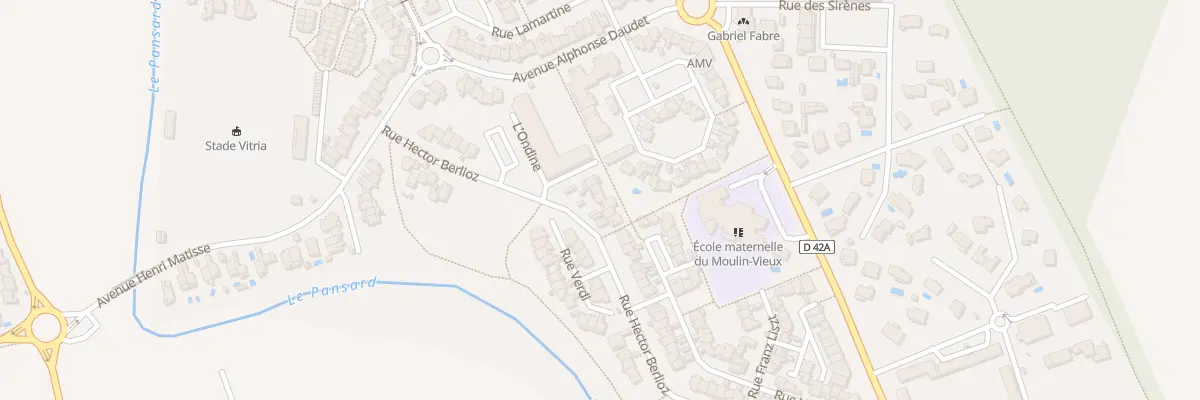Plan du 187 Rue Hector Berlioz à La Londe-les-Maures