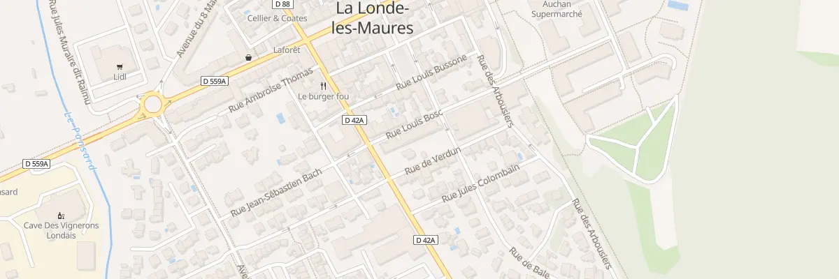 Plan du 120 Rue Louis Bosc à La Londe-les-Maures