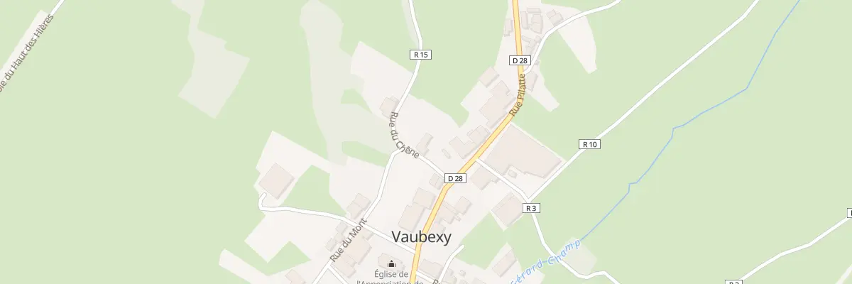 Plan du 2 Rue du Chêne à Vaubexy