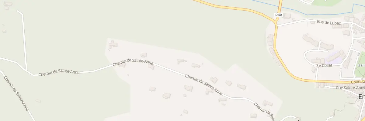 Plan du 1521 Che de Sainte Anne à Entrecasteaux