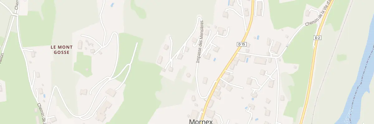 Plan du 397 Imp des Mensières à Monnetier-Mornex