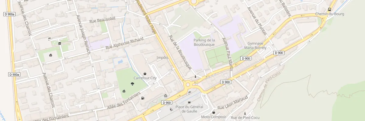 Plan du 6 Bd Victor Hugo à Digne-les-Bains
