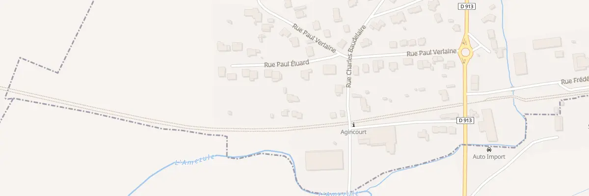 Plan du 56 Rue Charles Baudelaire à Dommartin-sous-Amance